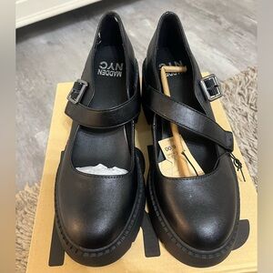 Black Mary Jane shoes.  Madden NYC.  Brand New